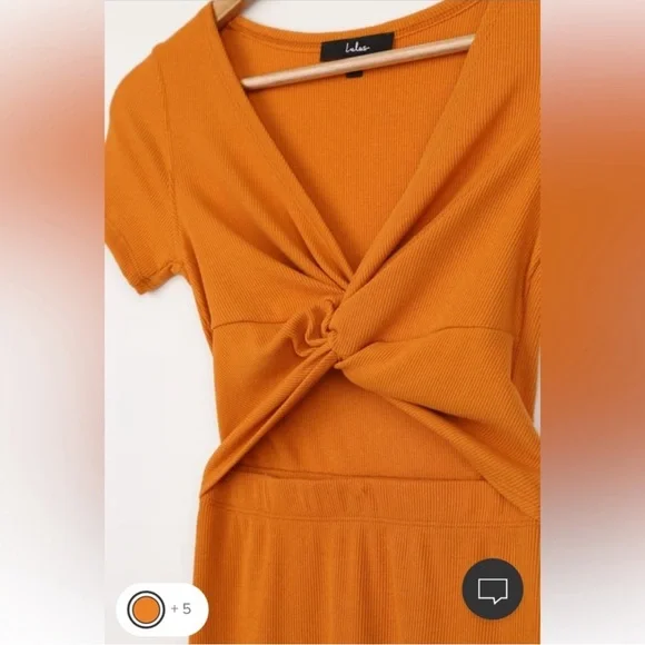 NwT Lulu’s twist front dress - Picture 7 of 8